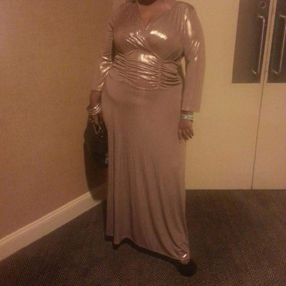 Gold gown